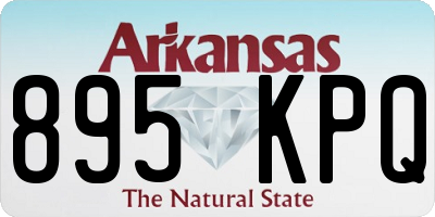 AR license plate 895KPQ