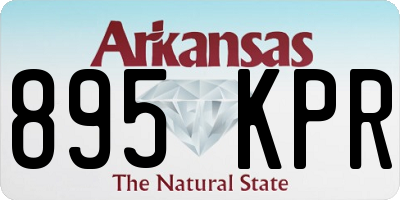 AR license plate 895KPR