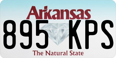 AR license plate 895KPS