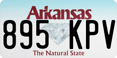 AR license plate 895KPV