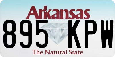 AR license plate 895KPW