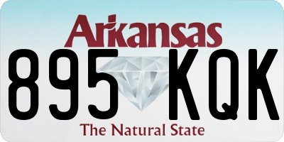AR license plate 895KQK