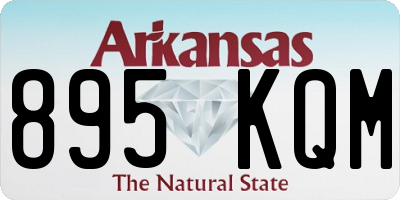AR license plate 895KQM