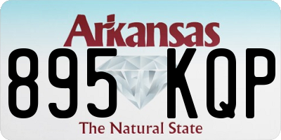 AR license plate 895KQP