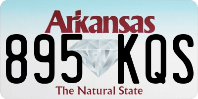 AR license plate 895KQS