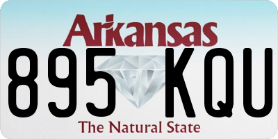 AR license plate 895KQU