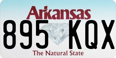 AR license plate 895KQX