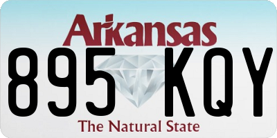AR license plate 895KQY