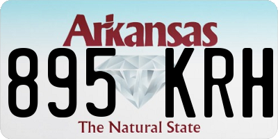AR license plate 895KRH