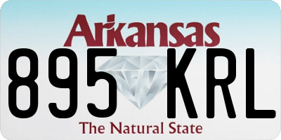 AR license plate 895KRL