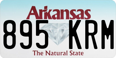 AR license plate 895KRM