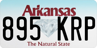 AR license plate 895KRP