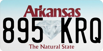 AR license plate 895KRQ