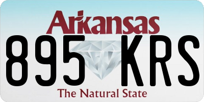 AR license plate 895KRS