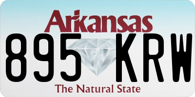 AR license plate 895KRW