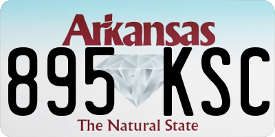 AR license plate 895KSC
