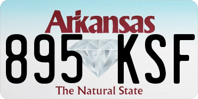 AR license plate 895KSF