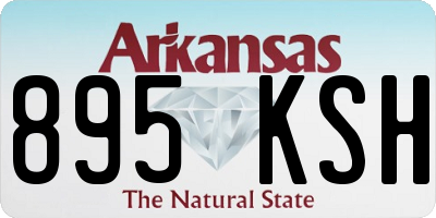 AR license plate 895KSH