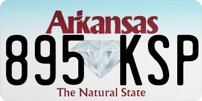 AR license plate 895KSP