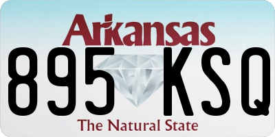 AR license plate 895KSQ