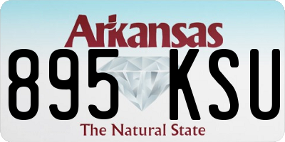 AR license plate 895KSU