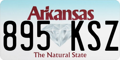 AR license plate 895KSZ