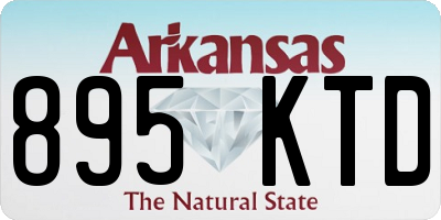 AR license plate 895KTD