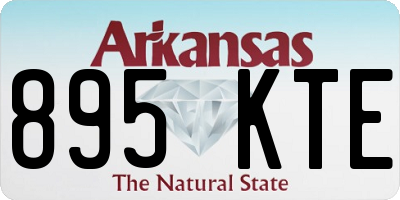 AR license plate 895KTE