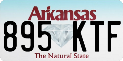 AR license plate 895KTF