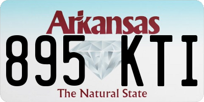 AR license plate 895KTI