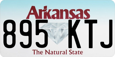 AR license plate 895KTJ