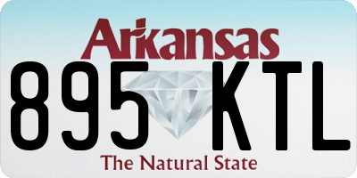 AR license plate 895KTL