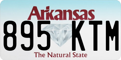 AR license plate 895KTM