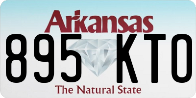 AR license plate 895KTO