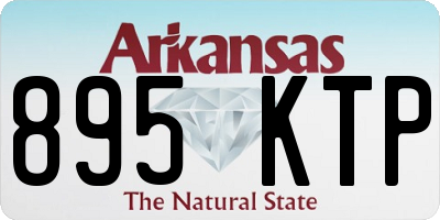 AR license plate 895KTP