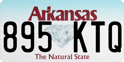 AR license plate 895KTQ