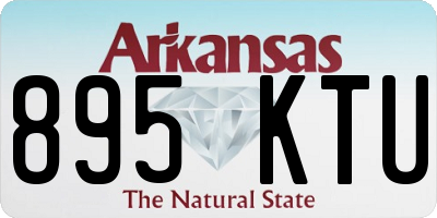AR license plate 895KTU
