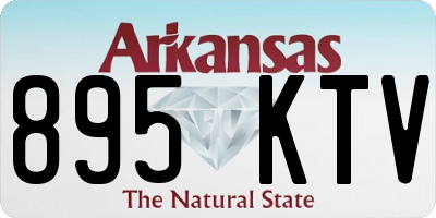 AR license plate 895KTV