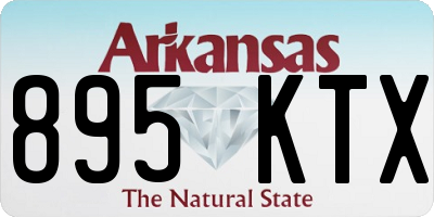 AR license plate 895KTX