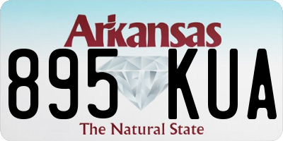 AR license plate 895KUA