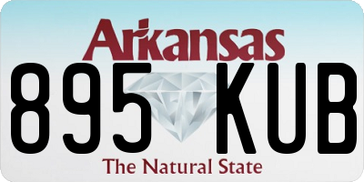 AR license plate 895KUB