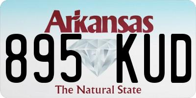 AR license plate 895KUD