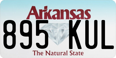 AR license plate 895KUL