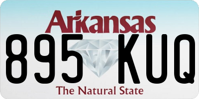 AR license plate 895KUQ