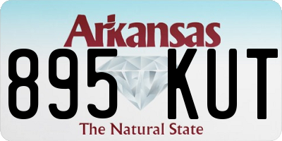 AR license plate 895KUT