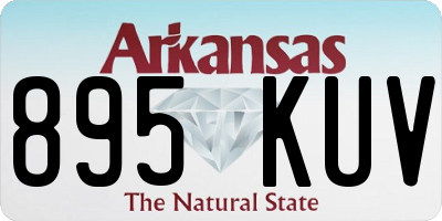 AR license plate 895KUV