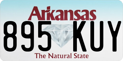 AR license plate 895KUY