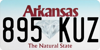 AR license plate 895KUZ