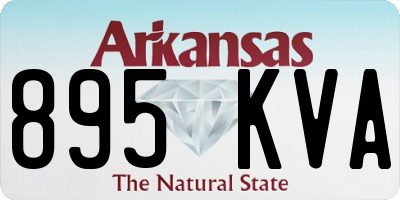 AR license plate 895KVA