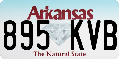 AR license plate 895KVB